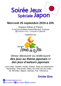 Affiche soirée Japon